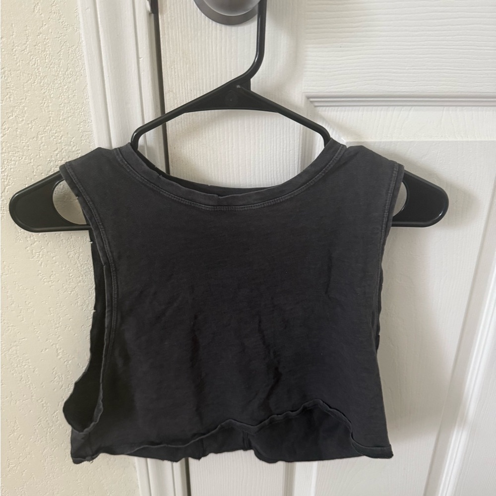 Aerie Charcoal Sleeveless Top